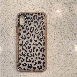 Cheetah print iPhone X/ XS phone case
